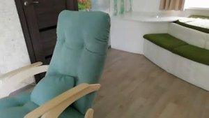 Кресло глайдер. Пуф.