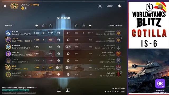 Como jugar IS-6 | ¿Merece la pena comprar el IS-6? | WoT Blitz en Español | Reseña del IS-6 2022 смотреть онлайн