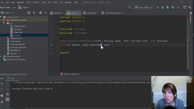 Writing a function with an ostream parameter смотреть онлайн