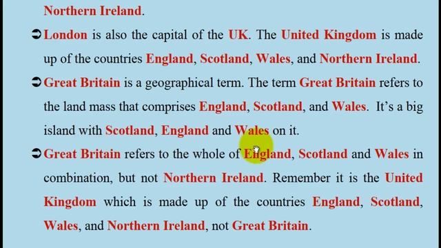 British Culture [ Semester 03 ]: England+  Great Britain + UK شـرح مـهـم جـدا