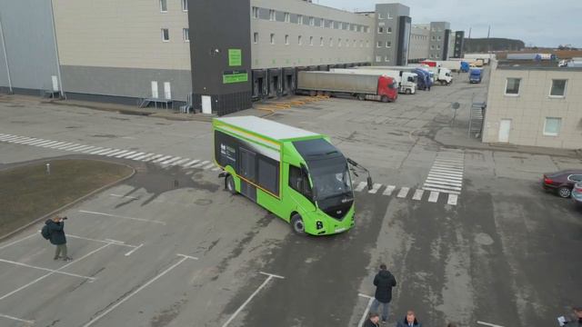 Первый белорусский электрогрузовик от Белкоммунмаш проходит опытную эксплуатацию в Евроопт