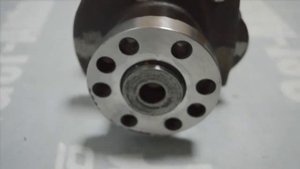 Коленчатый вал 78 мм одинарное косое сверление, облегченный, стандартная шейка