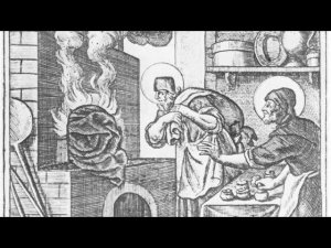 Преподобные Спиридон и Никодим просфорники.