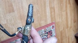 Шейный нож из ножниц ч 2