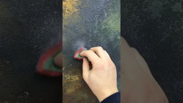 Проба золотой патины для декоративной штукатурки.г.Минск. смотреть онлайн