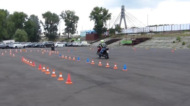 Мікулін Віктор, Honda TA 650, 1-й заїзд, Клас В, Moto Gymkhana Kiev Cup 2018, 4 й етап смотреть онлайн