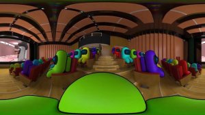 AMONG US 360° - CINEMA HALL ZOMBIE VR/360° ANIMATION