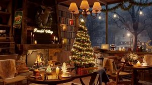 Christmas Jazz Music - Cozy Coffee Shop Ambience - Christmas is Coming