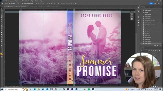 How to Design a Paperback Wrap Book Cover for Amazon KDP in Photoshop