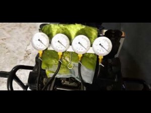 GSX 1400 синхронизация дроссельных заслонок.GSX 1400 throttle timing.