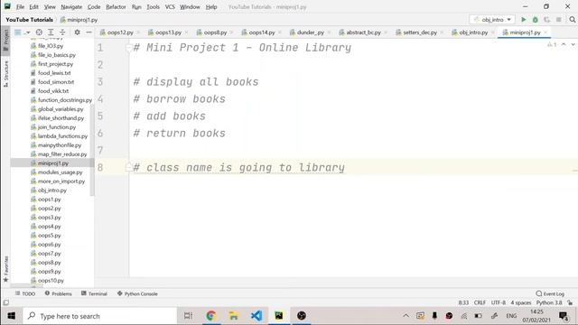 Mini Project 1 | Python for Absolute Beginners in English | #70