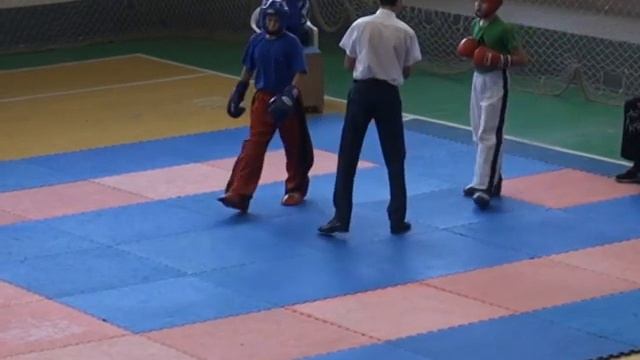 Дробков Богдан 1 ЛАЙТ 24.10.15 Чемпионат и Первенство Республики Крым по кикбоксингу WAKO смотреть онлайн