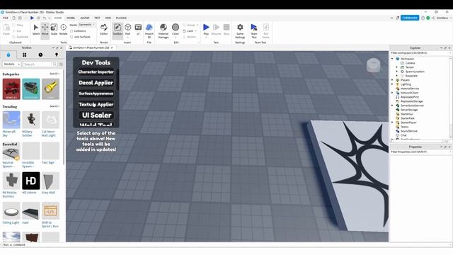 Roblox DEV TOOLS Plugin (My new plugin!) смотреть онлайн