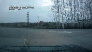 Съезд с круга.MOV