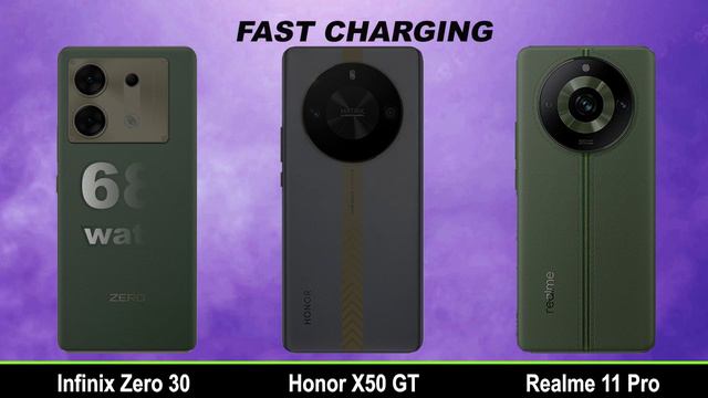 Infinix Zero 30 vs Honor X50 GT vs Realme 11 Pro смотреть онлайн