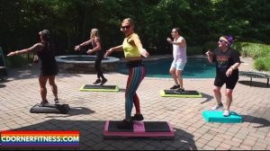 45 MIN INTERMEDIATE STEP AEROBICS // FUN NEW CHOREOGRAPHY!!