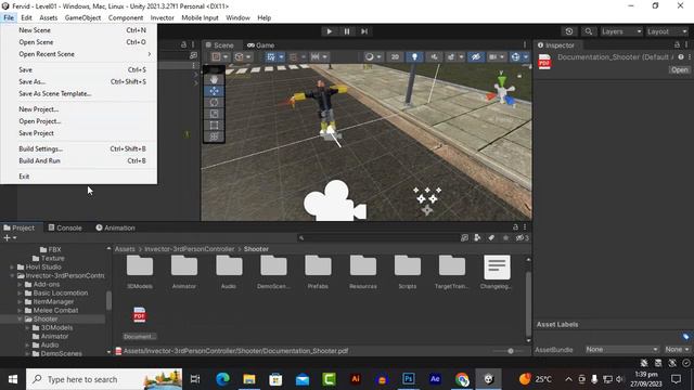 Mobile Touch Controls Invector #19 | Third Person Shooter Complete Game Development Course Unity 3d