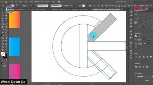 CK Logo design in AI | Adobe Illustrator