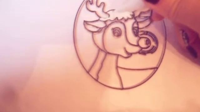 Набор витражных красок "Олень и Дед Мороз" от компании Оранжевый слон смотреть онлайн