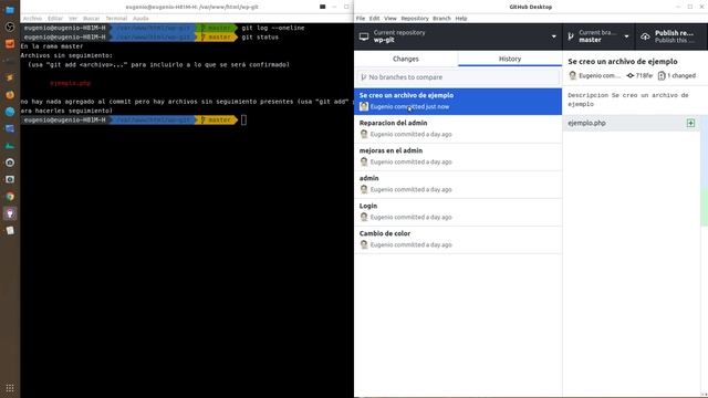 04.- GitHub Desktop ? y Wordpress [git con interfaz grafica] смотреть онлайн