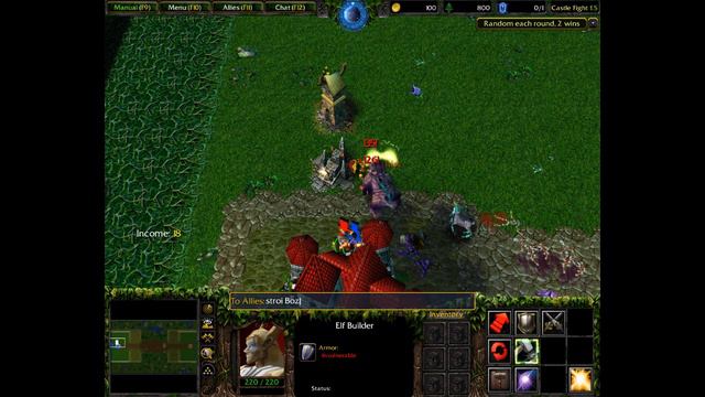 streamerwarcat SURVIVAL CHAOS castle fight Warcraft 3 game Stream смотреть онлайн