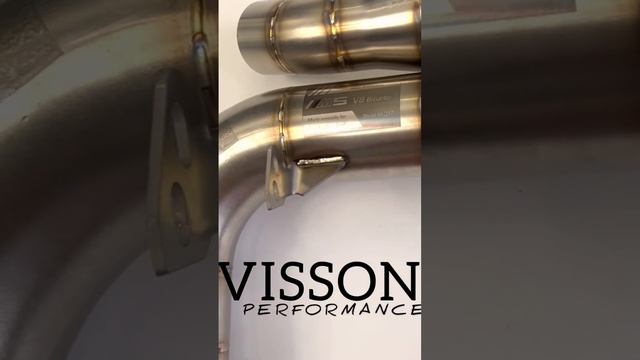 M5 F10 RACE DOWNPIPES BY  VISSON PERFORMANCE