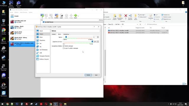 VirtualBox Kali Linux Kurulumu (Virtual Machine) смотреть онлайн