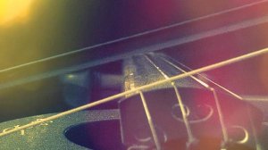 Колебания струны скрипки в супер slow motion