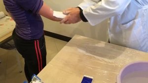 Налаживание гипсовой повязки