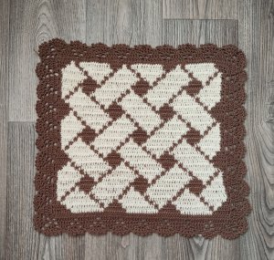 1 часть!прикроватный коврик!крючком!на любой размер!