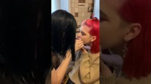 Прокол языка горизонтально?