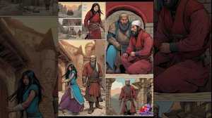 Комикс Легенда о озере Иссык-Куль