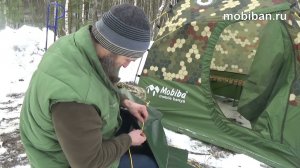 Искрозащитная накидка ПВХ ИЗН-200. Установка