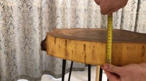 Журнальный столик из спила карагача/ Эпоксидная смола/ Ручная работа