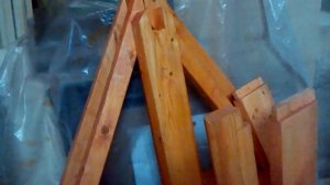 Делаем крышу для колодца (Make a roof for the well)
