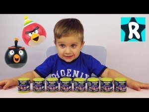 ★ Энгри Бёрдс Машемс Сюрпризы Игрушки Распаковка Angry Birds Mashems unboxing toys Roma Show