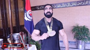 IGP KP Moazzam Jah Ansari applauded Body Builder ٰIjaz Ahmad for distinction in Mr Amateur Olympia