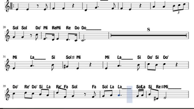 Lascia Ch'io Pianga Partitura con Notas Fácil Aprender смотреть онлайн