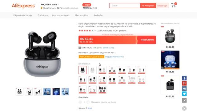 7 Melhores FONES BLUETOOTH para comprar em 2022 até R$120 смотреть онлайн