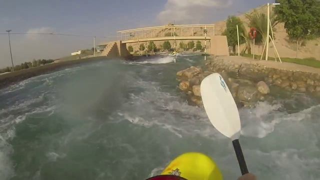 Wadi Adventure - слаломный канал для каякинга в Арабских Эмиртаха смотреть онлайн
