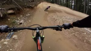 8 Year Olds Ride A-Line in Whistler Mountain Bike Park (CUTE)