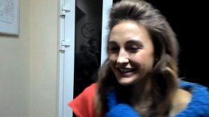 Ева Бушмина после интервью в Попконвеер Шоу.