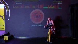 Сайкл-тренировка Rock the Cycle с Таней