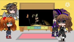 aftons react to "an interview with (nightmare-)bonnie" (original? idk)