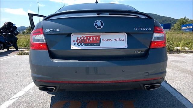 Skoda Octavia 3 RS - dual LED rear fog lights activation - vključitev dveh LED zadnjih luči za megl смотреть онлайн