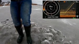 Зимняя рыбалка на корюшку с эхолотом Deeper PRO+ . (ОБУЧЕНИЕ)