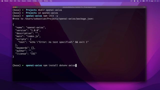 How To Use OpenAI API With Axios And JavaScript смотреть онлайн