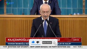 Kemal Kılıçdaroğlu: 'Ekrem İmamoğlu'nu Kimseye Yedirmeyiz!' | KRT Haber