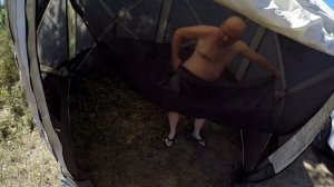 Как СОБРАТЬ Шатер "СЛЕДОПЫТ"-K-02 ПЯТИСТЕННЫЙ-ОБЗОР/ОТЗЫВ.