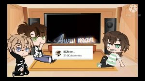 Michael's past bully's reacts to afton family memes || Gacha club || Fnaf ||